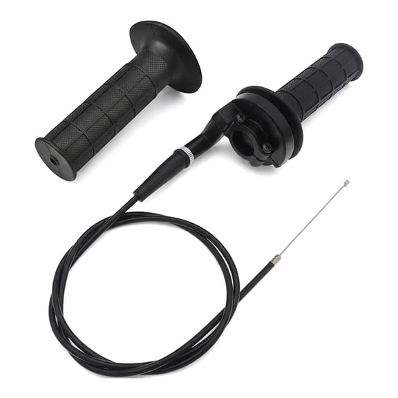 7/8"(22mm) Mini Bike Throttle Accelerator Handle Grips and Cable Set Switch for CRF KLX TTR 110 125 150 200 250cc ATV Quad Pit Bike Dirt Bike