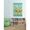 thumbnail image 4 of Marmont Hill Giraffe Pair Canvas Wall Art, 4 of 7