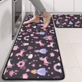 thumbnail image 2 of Kitchen Rugs Sets Of 2,Fantasy Princess Unicorn Pattern Anti Fatigue Kitchen Mat Rugs Non Slip Washable,Decorative Kitchen Floor Mats for Kitchen,Sink,Laundry,17"x47"+17"x47", 2 of 5