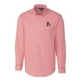 thumbnail image 2 of Men's Cutter & Buck Cardinal Arkansas Razorbacks Easy Care Stretch Gingham Long Sleeve Button-Down Shirt, 2 of 3
