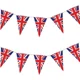 thumbnail image 5 of Guirnalda ZHAOCHENG de 50 banderines triangulares de plástico con bandera británica 16m, 5 of 5