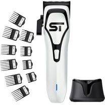 Supreme Trimmer Darkstar 72 Clipper with Magnetic Vector Motor | 180 Min Run Time, 9000 RPM Barber Hair Clipper | Low Noise, Professional Clipper DLC Blades | STC72