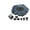 B+6 accessories, variant on 6.7-inch flower-shaped solar fountain, outdoor water pool floating courtyard bird bath decoration, Watering Submersible Pump for Pond, Pool, Garden, Fish Tank, Aquarium(A)