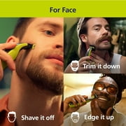 Philips Norelco Oneblade 360 Face + Body, Hybrid Electric Razor and Beard Trimmer For Men with 5-In-1 Face Stubble Comb and Body Hair Trimmer Kit, QP2834/70