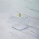thumbnail image 5 of witspace witspace - Juego de 2 platos de acrílico para dulces con tapa, azucarero decorativo con cubierta de cristal, recipiente transparente para galletas, caja de buffet de dulces, contenedor de, 5 of 8