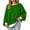 Green-1, variant on Women's Crewneck Sweatshirt Long Sleeve Solid Color Pullover Loose Fit Casual Fall Winter Fashion Sweatshirt