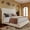 Cream, variant on ARYARD Upholstered Queen Bed Frame with Headboard Sleigh Platform Tufted Bed, Cream