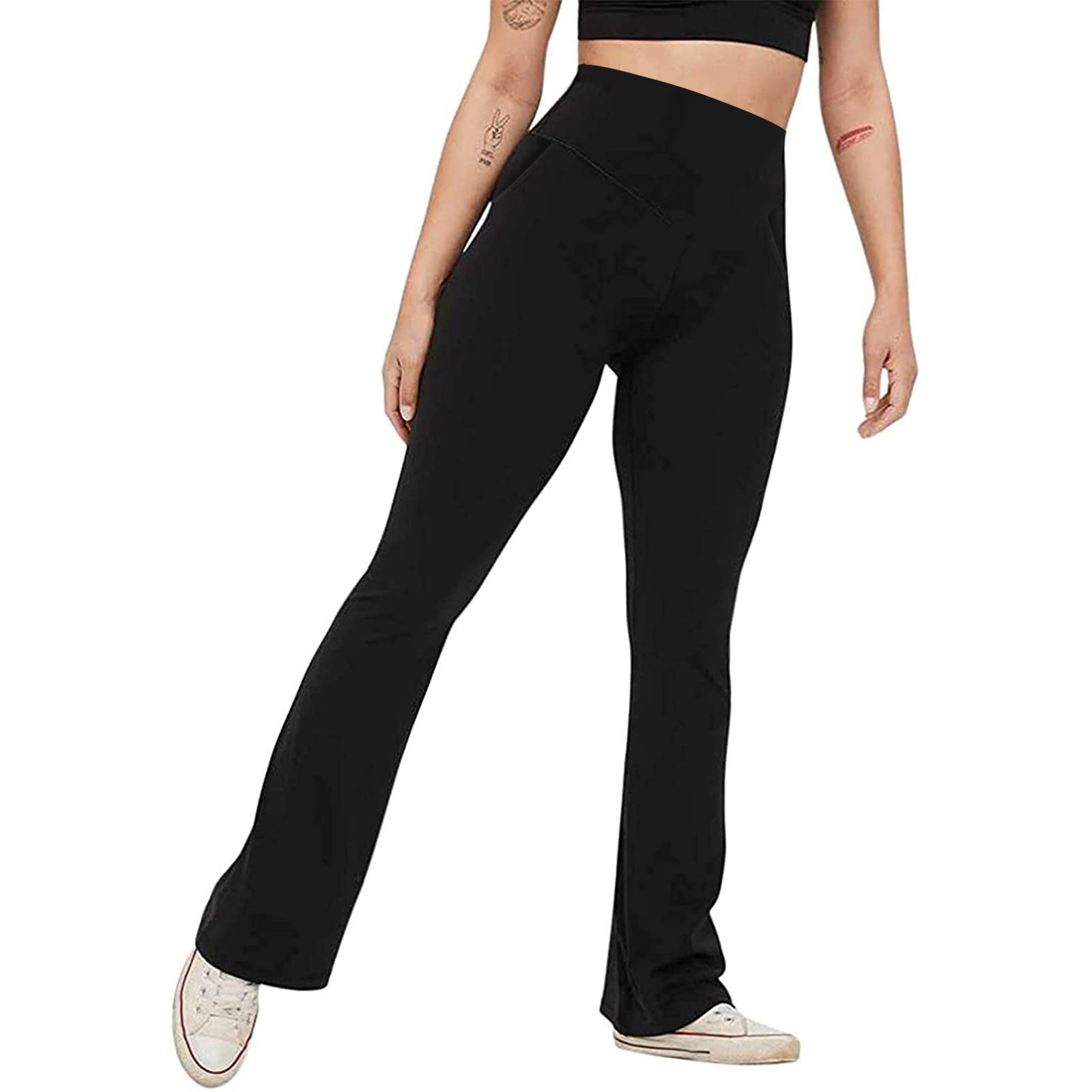 Now Trending! Flare Leggings, Womens Pants, Womens Workout Leggings, Forbidden  Pants, Pink Flare Leggings, Flared Pants, Cotton Leggings with Pockets for  Womenyoga Clothes - Walmart.com