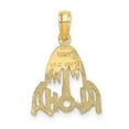 thumbnail image 4 of 14K Yellow Gold Charm Pendant Themed 20.4 mm 14.1 Aloha Palm Tree, 4 of 4