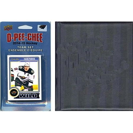 C&I Collectibles NHL Minnesota Wild 2014 O-Pee-Chee Team Set and a storage album O/S