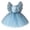 Light Blue, variant on Qudderr 6M-4T Flower Girls Tutu Dress Toddler Party Formal Dress Wedding Tulle Dresses Party Gown for Kids