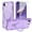 Purple, variant on Dteck for iPhone 16E 2025 Case with Screen Protector, Compatible with MagSafe Shockproof Invisible Magnetic Ring Stand Military-Grade Heavy Duty Protection Phone Case, Pink