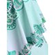thumbnail image 4 of Impreso bohemio volantes con tiras más el tamaño de baño tankini Rosegal Camisetas tallas grandes, 4 of 5