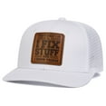 thumbnail image 2 of Only Moment White Womens Satin Lined Unstructured Baseball Cap Cotton Breathable Tucker Hat Laser Cut Air Mesh-Back Cooling Golf Hat One Size, 2 of 6