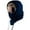 Blue, variant on 3-in-1 Waterproof Hood Hat: 2026 Upgrade Fleece-Lined Drawstring with Thermal Mask for Unisex Daily Use