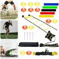 thumbnail image 5 of Soccer Agility Training Equipment Set Agility Ladder Soccer Cones Solo Soccer Trainer for Kids Youth Adults, 5 of 6