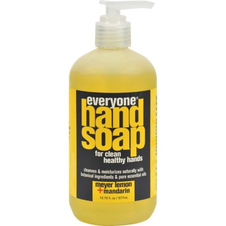 (3 Pack) Everyone Liquid Hand Soap, Triclosan-Free, Meyer Lemon & Mandarin, 12.75