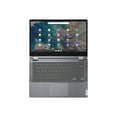 thumbnail image 3 of Lenovo IdeaPad Flex 5 CB 13IML05 82B8 - Flip design - Intel Core i3 - 10110U / up to 4.1 GHz - Chrome OS - UHD Graphics - 4 GB RAM - 64 GB eMMC - 13.3" touchscreen 1920 x 1080 (Full HD) - Wi-Fi 6 - graphite gray, 3 of 15