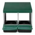 thumbnail image 7 of Metal Nesting Boxes for Chicken, Forward Rollout & Rollaway, Hen & Chicken Nesting Box with Integrated Perch and Protective Egg Laying Collection Lids, 7 of 7