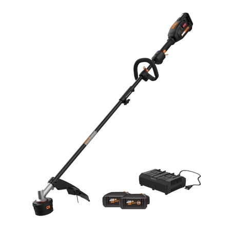 Worx WP196 40V Nitro Brushless Cordless 15" Grass and Weed String Trimmer and Edger with Battery and Charger