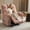Linen|Pink, variant on Ataucjin Rocker Recliner,Glider Recliner Chairs for Adults,Massage Rocker Recliner Chair with Vibration Massage and Heat,360° Swivel Rocking Chair,Oversized Rocker Recliner Single Sofa with Pocket