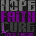 thumbnail image 3 of CafePress - HOPE FAITH CURE Cystic Fibrosis T Shirt - Men's Classic Graphic Cotton T-Shirt, 3 of 4