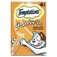 thumbnail image 2 of (4 pack) Temptations Creamy Puree With Cheese Lickable, Squeezable Cat Treats, 4-Pack Of 12G Pouches, 2 of 12