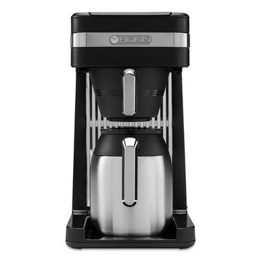 BUNN 55200 CSB3T Speed Brew Platinum Thermal Coffee Maker Stainless Steel, 10-Cup, Black