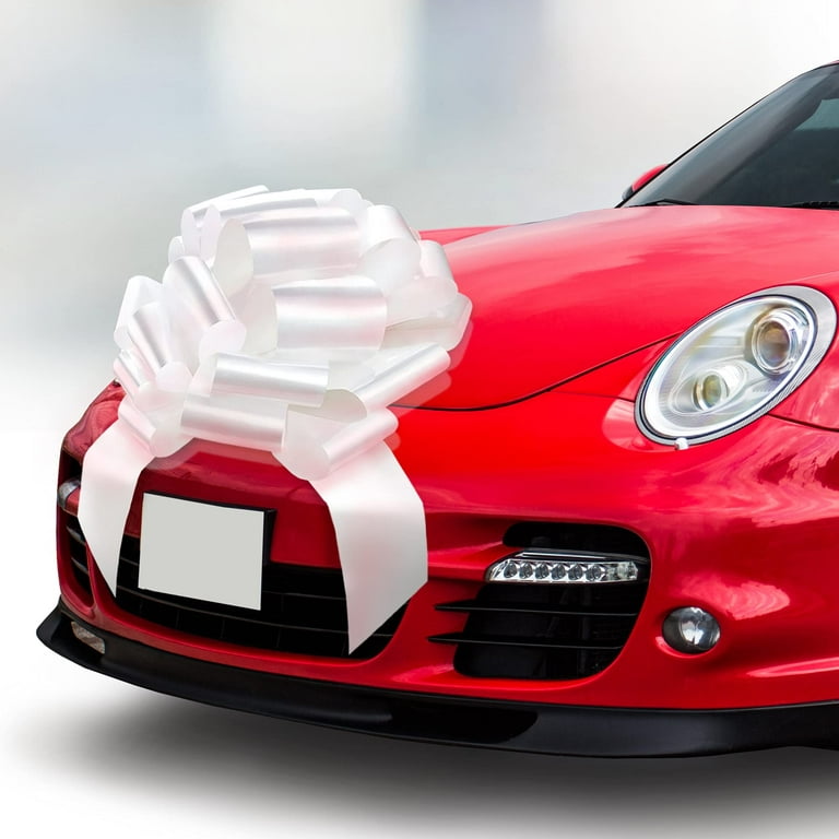 Big Red Car Bows - Next Day Delivery