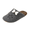 Gray, variant on EKVAHL Orthopedic Slippers for Women, Fluffy Plush Arch Support Slip On House Shoes, Closed Toe Indoor Bedroom Daily Slippers Black