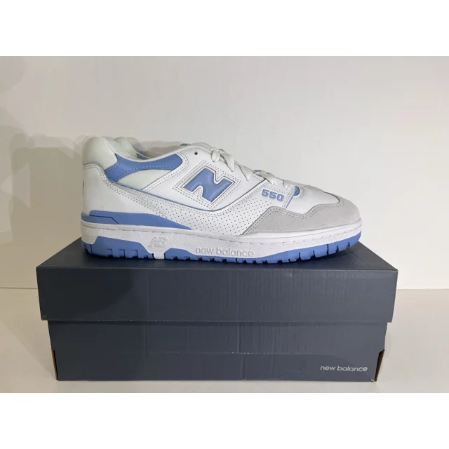 New Balance 550 Men’s Size 12 White/Blue Haze (BB550LSB)