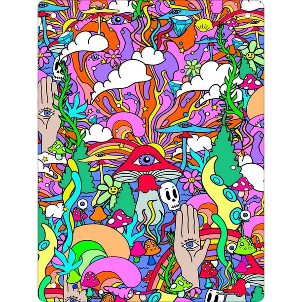 Grindstore - Placa de Estaño Trippy Dippy (Multicolor)
