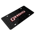 thumbnail image 3 of Ford F-150 in Red 2015 up 3D Logo on Logo Pattern Black Aluminum License Plate, 3 of 7