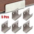 thumbnail image 2 of 5X Stainless Steel Flat Hooks Hanger Ceramic Tile Billboard Display Board Holder, 2 of 3