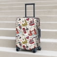 thumbnail image 4 of Salouo London Landmark1 Pattern Travel Dust-proof Suitcase Cover, Softside Suitcase Protector Luggage Cover Protector for 18-32inch ,Not Included Suitcase, 4 of 8