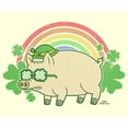 thumbnail image 2 of Men's The Simpsons St. Patrick's Day Rainbow Plopper Graphic Tee Beige Large, 2 of 4