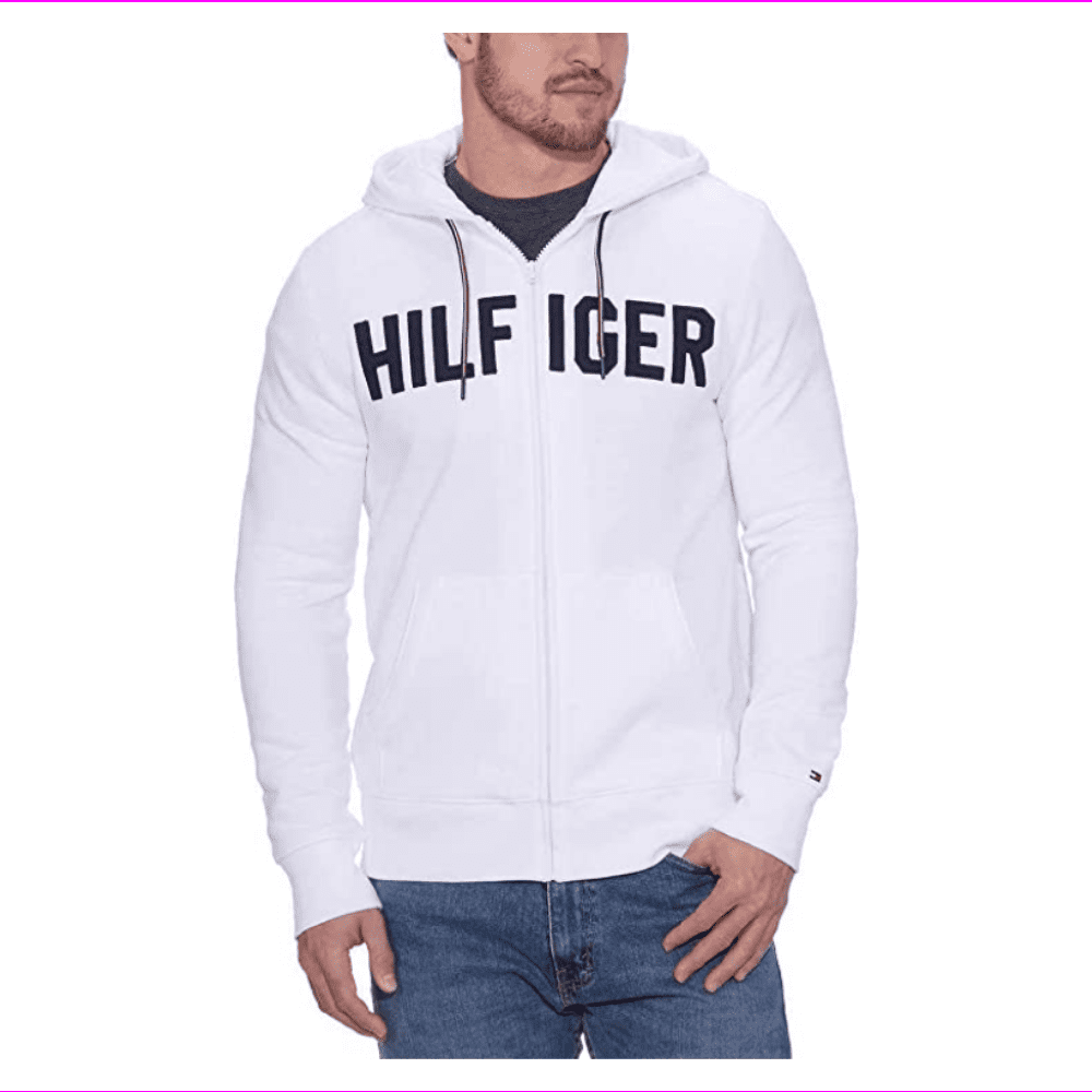 tommy white hoodie