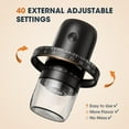 thumbnail image 6 of Small Rechargeable Electric Coffee Grinder, Stainless Steel, Multiple Settings, Black, 6 of 11