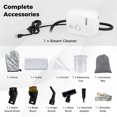 thumbnail image 4 of 1500W Powerful Steam Cleaner with 3 Bar Pressure 356 ° F Max Temp, 2-Level Adjustable Steam Control 34 oz Large Tank for Cars Upholstery Kitchen Bathroom Tiles, Portable Steam Cleaning Machine White, 4 of 10