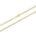 thumbnail image 2 of 14k Yellow Gold 1.5mm Solid Miami Cuban Chain Necklace, 16” to 24”, Women’s, Unisex, 2 of 2