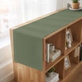 thumbnail image 6 of Table Runners 70 Inches Long Dress Scarves, Green Solid Color Farmhouse Coffee/Dining/Kitchen Table Decor, Holiday Table Runner, Aesthetics Contemporary Luxury 13x70 Inch, 6 of 9