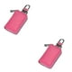thumbnail image 3 of Cartera de cuero Qarigey Monedero para llaves Tarjeta de crédito Bolsillo con cierre de cremallera 2piezas rosa púrpura, 3 of 6