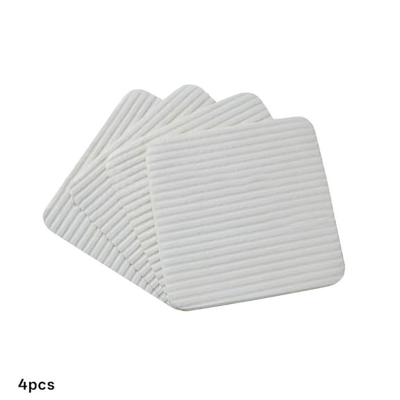 DERONA Rug Gripper Hardwood Floor Sheet,4 PCS Non Slip Washable Grippers for Rug,Anti Curling Rug Pad: Keep Your Rug in Place&Make Corner Flat and Easily Peel Off