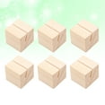 thumbnail image 2 of MasteelfCA 10 Pcs Support d'Affaires en Bois de Forme Carrée Support Photo Support d'Image Support Mémo Fait à la Main (3x3x3cm), 2 of 7