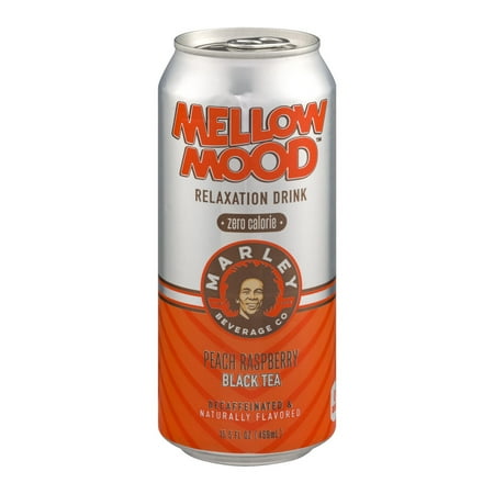 Mellow Mood Relaxation Decaffeinated Drink Peach Raspberry Black Tea