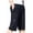 Navy, variant on Mens Below Knee 3/4 Long Cargo Shorts Elastic Loose Fit Cotton Casual Twill Capri Pant,Beach Short Pant for Men (Navy,XXXL)