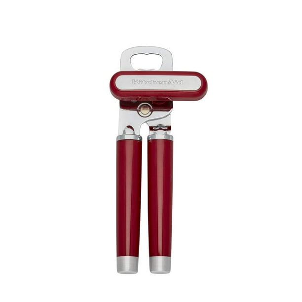 Abrelatas KitchenAid Gourmet, multifunción, color rojo imperio