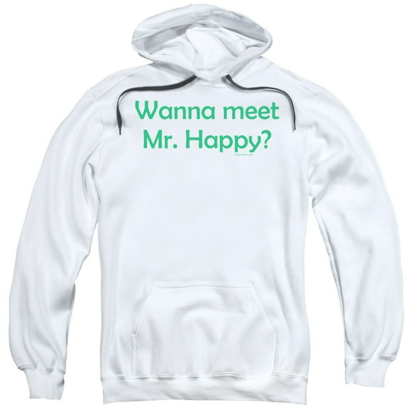 - Wanna Meet Mr. Happy - Pull-Over Hoodie - XXXXX-Large