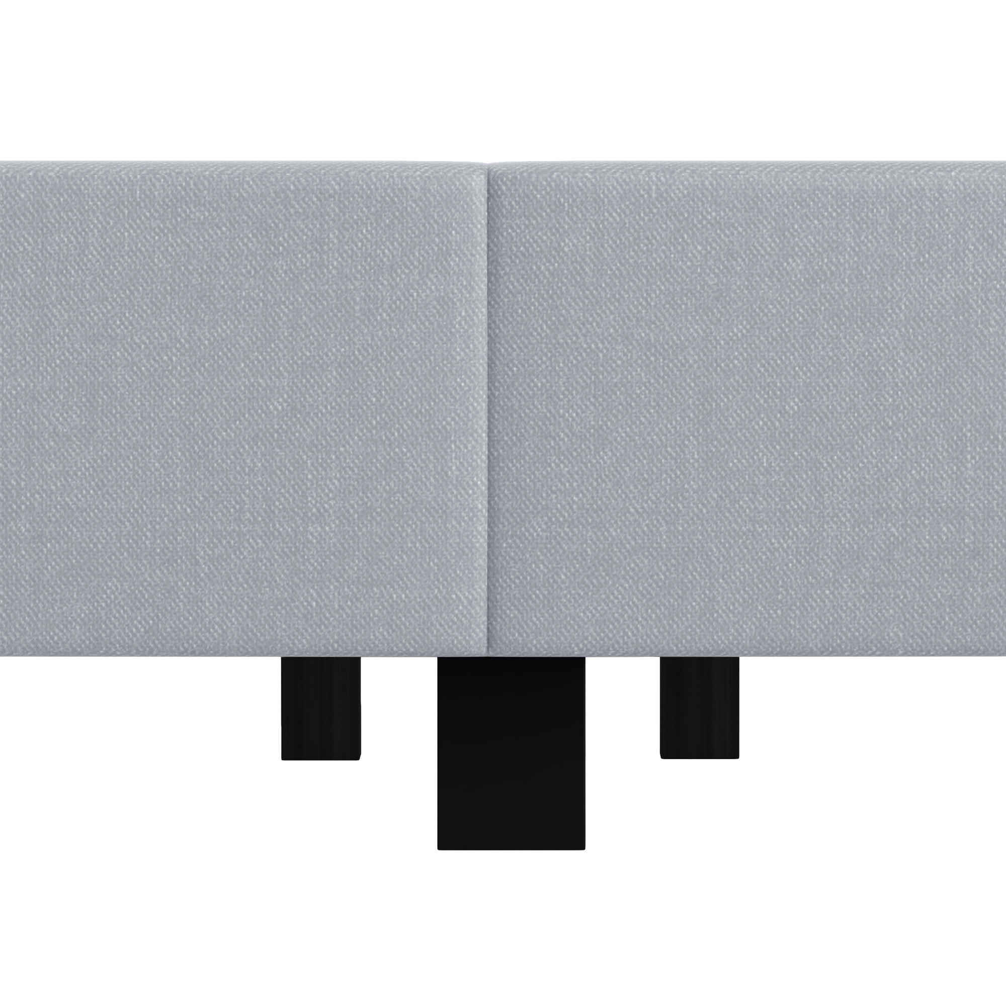 Uforic Queen Size Bed Frame with Adjustable Headboard, Upholstered Tufted Platform Bed Frame, Gray