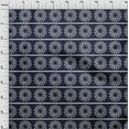 thumbnail image 3 of oneOone Polyester Lycra Fabric Stripe & Mandala Block Printed Fabric 1 Yard 56 Inch Wide, 3 of 4